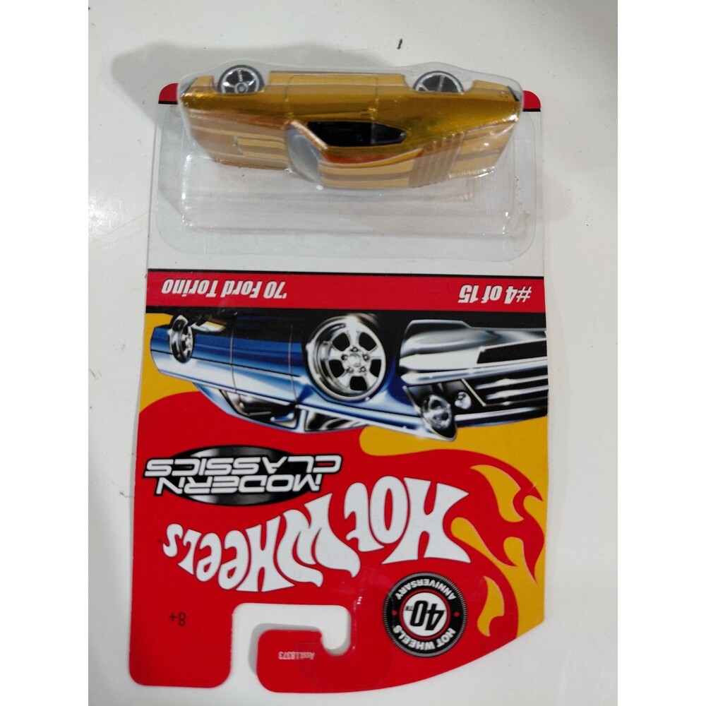 NIP Hot Wheels Modern Classics 1:64 Die Cast 1970 Ford Gran Torino Muscle Car - Picture 3 of 5